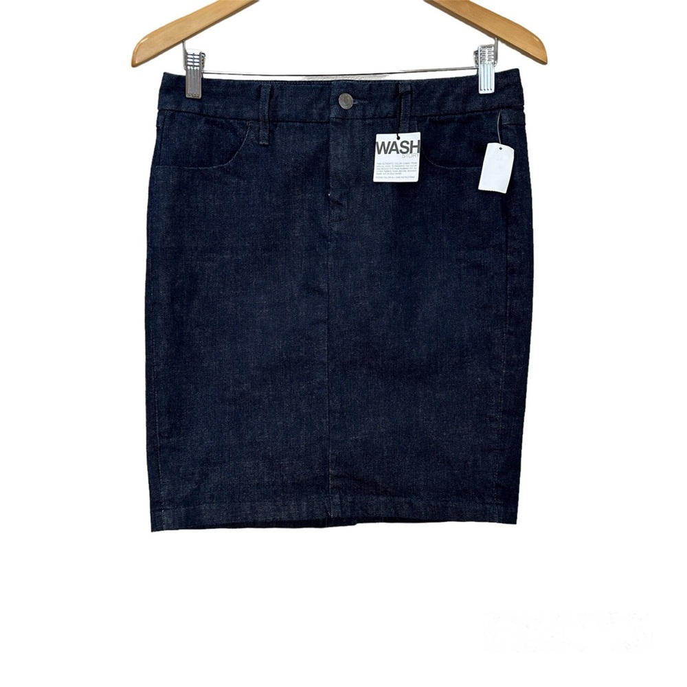 GAP Dark Wash Clean Pencil‎ Denim Jean Skirt Women’s 27 NEW
